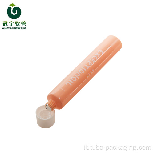 Tubo cosmetico in plastica da 10ml per confezioni di olio per il corpo